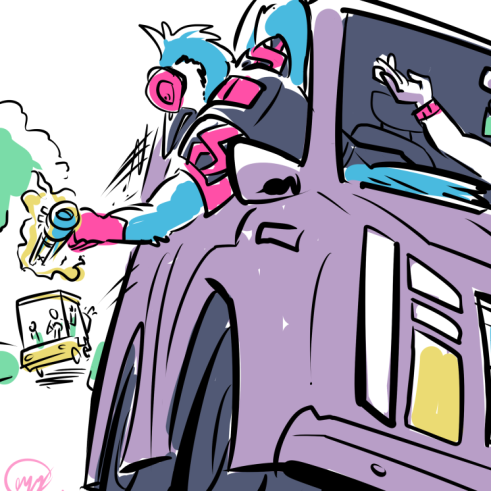 “Tommy. I am driving. I don’t care how you do it, but I have got two agents out cold, one treating them, and one off getting his holes filled by someone named ‘Rusty.’ I could use some help here.”