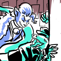 Miss Marcy and Sandrino